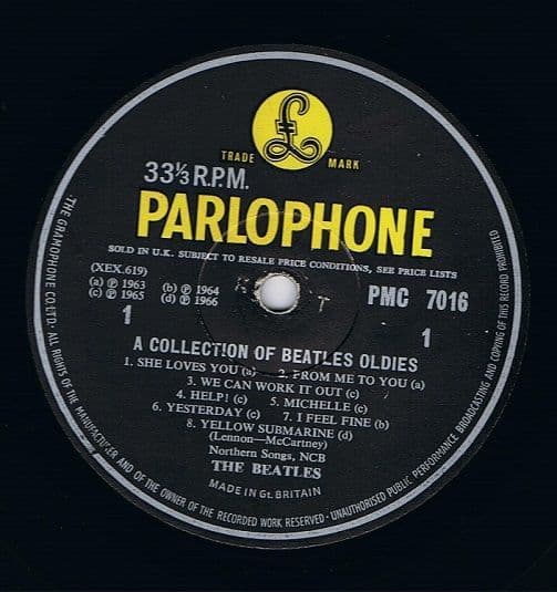 The Beatles A Collection Of Beatles Oldies Record Album | Planet Earth Records